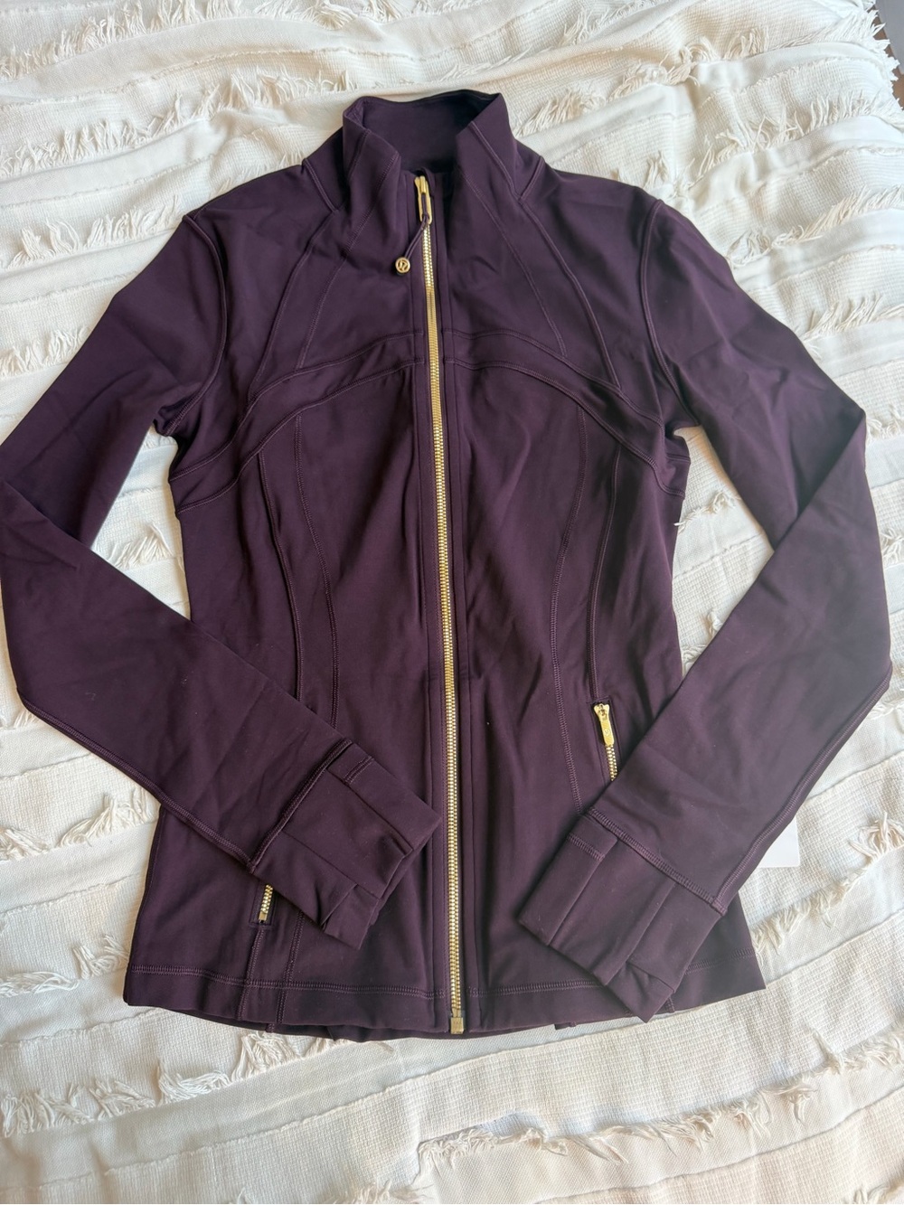 NWT Lululemon Define Jacket Nulu in Black Plum Size 6 - Casual Athleisure - Picture 15 of 15